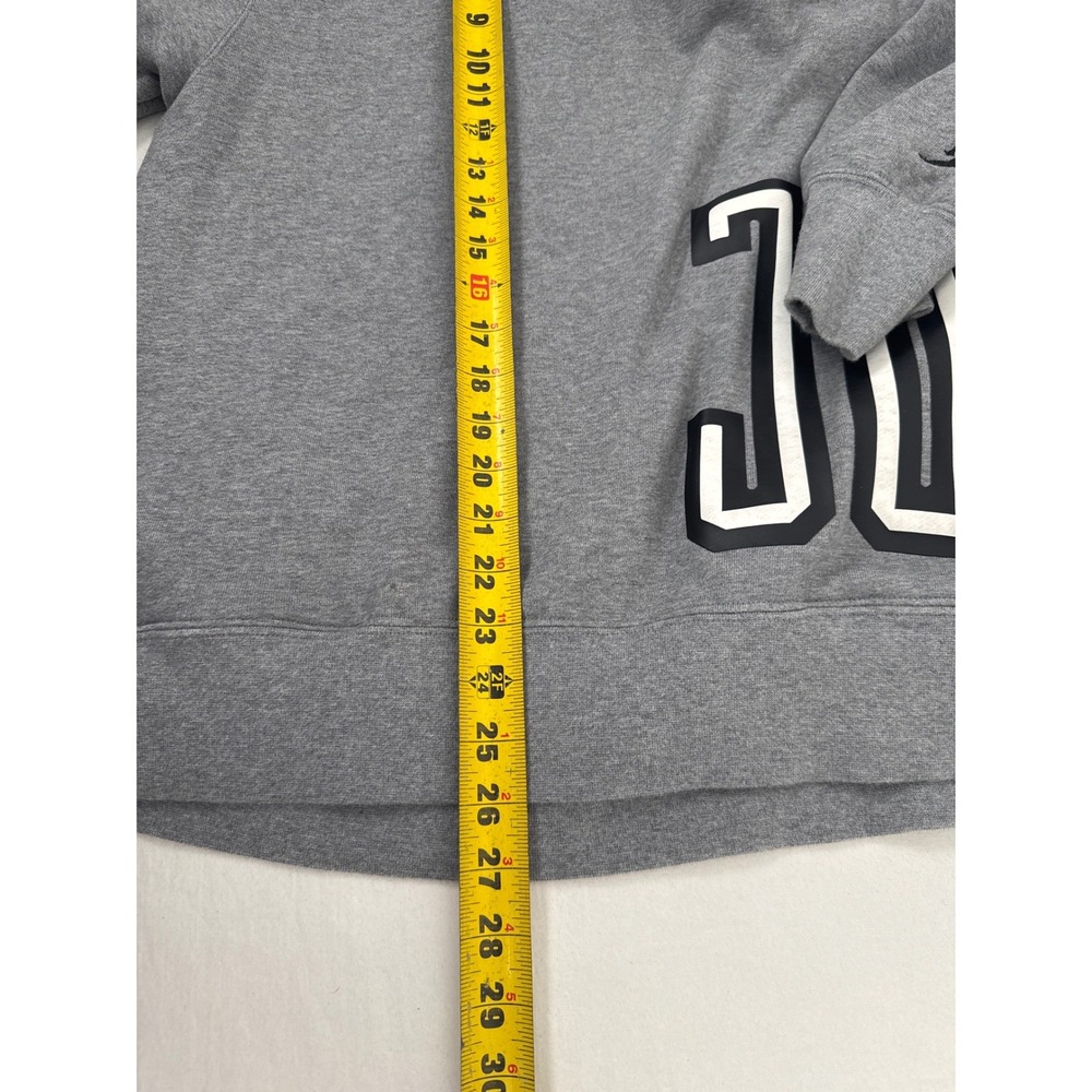 Jordan‎ DNA Wrap Around Logo Pullover L Hoodie Gray Black Spellout Jump Man Goat - Picture 10 of 10